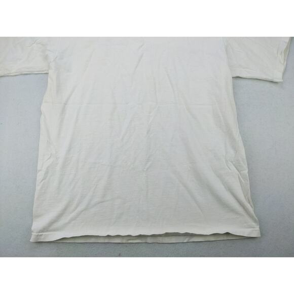 Vintage Aruba Club Caribbean T Shirt Size L Fruit of the Loom Made in USA White - Picture 7 of 11